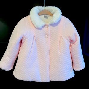 12 months Pink Winter Coat, Bibido Brand